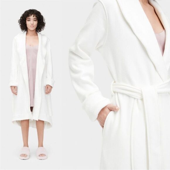 UGG Australia Duffield II Robe Cream Medium $ 130.00 NEW - Picture 1 of 8